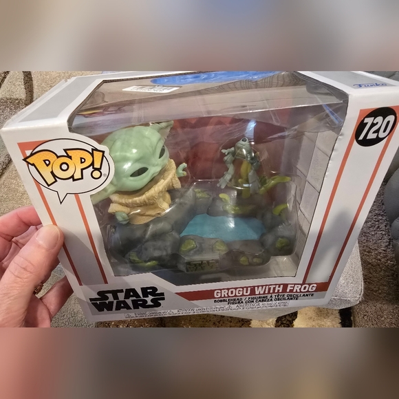 Funko Other - FUNKO POP Star Wars Grogu With Frog #720